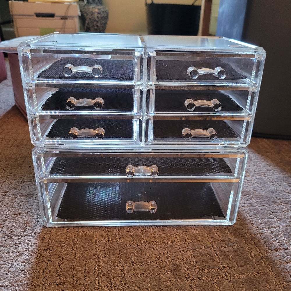 Cosmetics Clear Storage Organizer